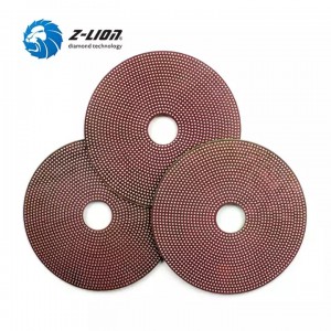 Discos de papel de lija de diamante z-lion gancho y bucle siLing discos