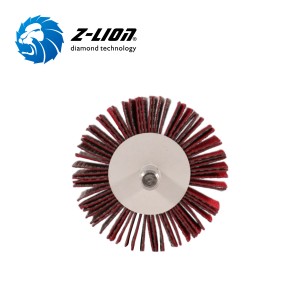 Z-LION Shank Mounted Diamond Flap Wheels Diamond FLap Polishing Sheel