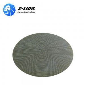 Discos de lijado galvanizados de gran diámetro Z-LION para cerámica