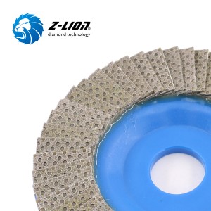 Sandera de colgajo de diamante flexible de la aleta del amolador Z-lion