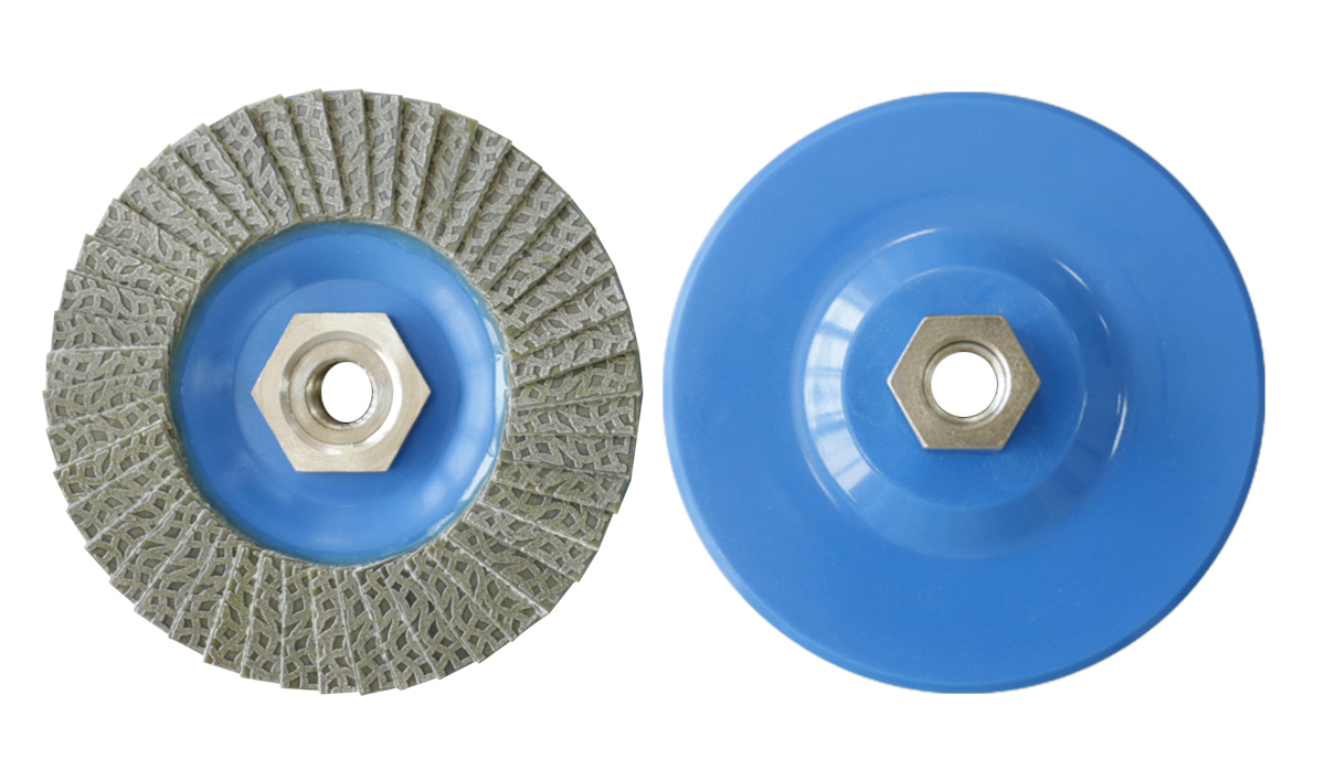 Plastic Backing Diamond Flap Disc Grinding Wheel