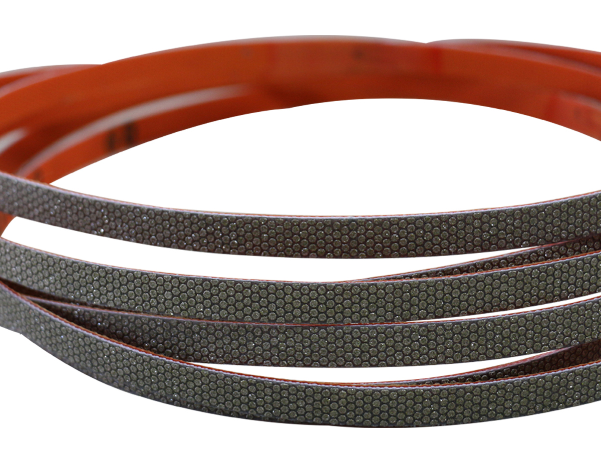 Diamond belt surface conditioning belt