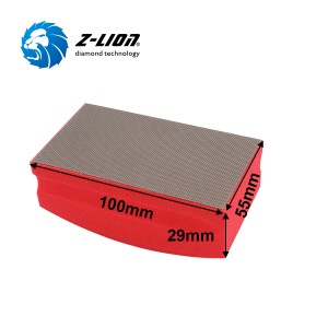 Almohadillas de pulido de diamante electroplacado con espuma con espuma de arco de Z-Lion para vidrio para vidrio para vidrio