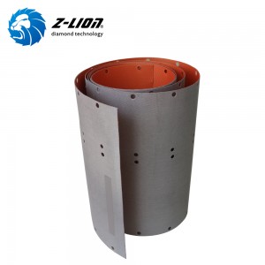 Z-lion Cossing Diamond Emery Cinta Textile Máquina de demandas Diamond Sand Belt Paper