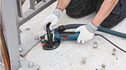 Bosch flap discs for concrete grinding and polishing