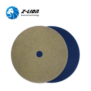 Z-LION Шлифовальные диски для стекла с гальваническим покрытием Подушечки для шлифовки стекла с алмазной наждачной бумагой