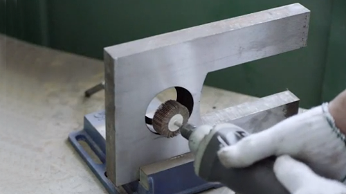 Die grinder flap wheel for hole polishing