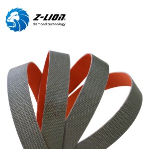 Z-LION Diamond surface narrow file belts Air powered belt sander paper
