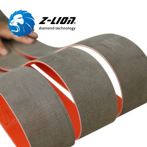 Đai đánh bóng lưỡi tuabin Z-LION cho máy mài và đánh bóng đai tự động