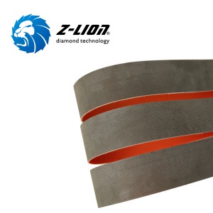 Z-LION Diamond abrasive sanding belts for smoothing bottom of ceramicware