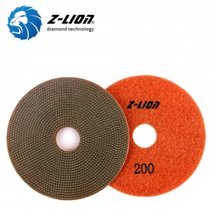 Z-LION Flexible Electroplated Diamond Polishing Pads for Stone & Construction