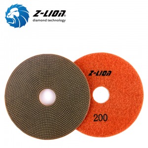 Z-LION Flexible Electroplated Diamond Polishing Pads para sa Bato at Konstruksyon