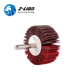 Z-LION Şaftlı Elmas Mop Zımparalar Elmas FLap Parlatma Plakaları