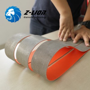 Z-LION 터빈 블레이드 자동 벨트 연삭 및 연마 기계용 연마 벨트