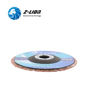 Z-LION Fiberglass Backing Diamond Flap Discs Stone Ceramic Tile Deburring Wheels