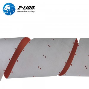 Z-LION Seamless Diamond Emery Tape Textile Sueding Machine Diamond Sand Belt Paper