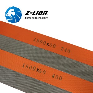 Z-LION Turbine Blades Polishing Belts para sa Awtomatikong Belt Grinding at Polishing Machine