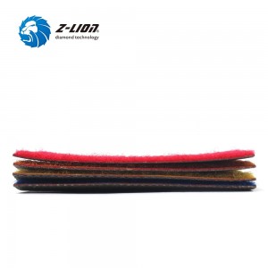 Z-LION Hoja de pulido manual de diamante flexible Tira de lijado con gancho y bucle trasero con velcro