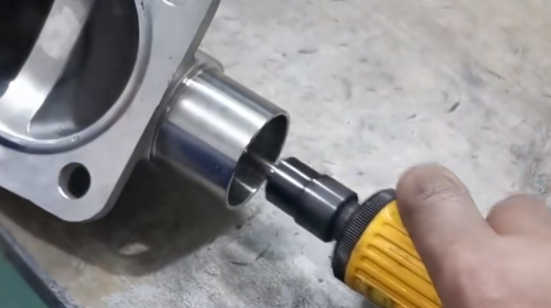 Die grinder flap wheel para sa inside pipe polishing