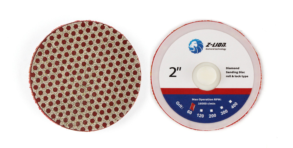 zlion electroplated roloc polishing discs