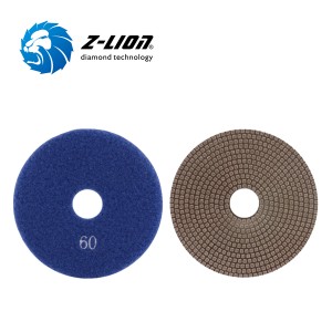 Z-LION Semirigid Electroplated Diamond Polishing Pads For Stone & Construction