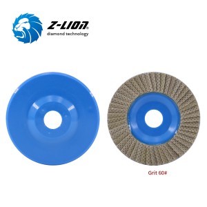 Sandera de colgajo de diamante flexible de la aleta del amolador Z-lion