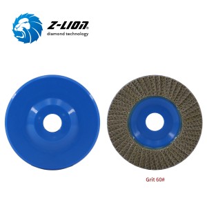 Z-LION Diamond Lamella Flap Discs Lamellar Diamond Grinding Wheels