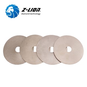 Almohadillas de pulido de diamantes electroplados con semirriluming de Z-Lion para piedra y construcción