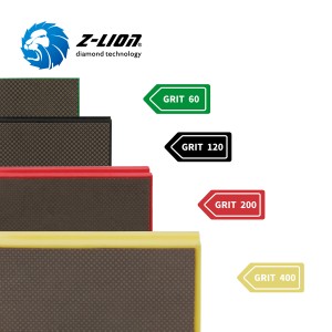 石と構造のためのZ-Lion電気めっきダイヤモンドハンド研磨パッド