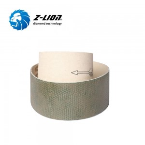 Z-LION Electroplated Diamond Sanding Belts for Polishing Superhard Coatings