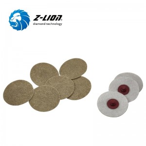 Z-LION Diamond Cloth Discs for Finishing and Dimensioning Hard Coated Materials
