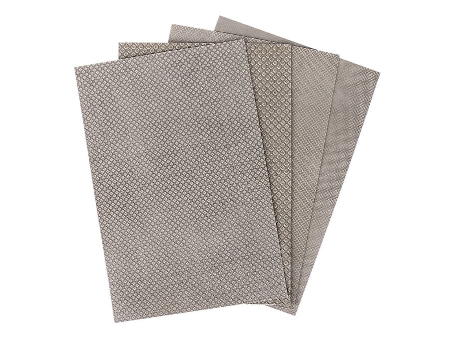 Diamond hand polishing pads for glass