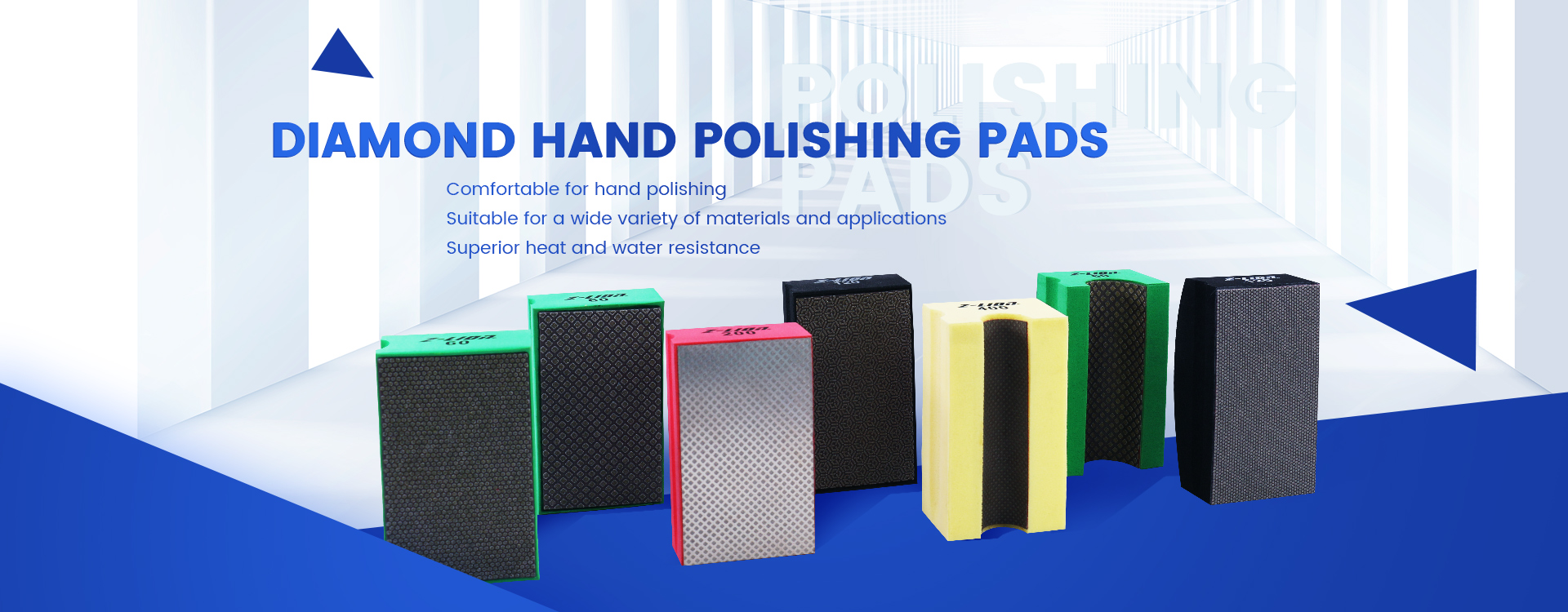 diamond hand polishing pads