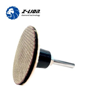 Z-LION Roloc Back Mini Diamond Sanding Discs for Sanding Ceramic Tablewares and Sanitarywares