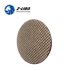 Z-LION Roloc Back Mini Diamond Sanding Disc untuk Pengamplasan Peralatan Makan Keramik dan Peralatan Sanitasi