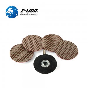 Discos de pulido de diamantes z-lion roloc para compuestos