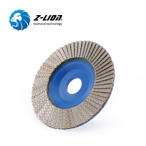 Z-LION Semirigid Electroplated Diamond Flap Discs for Stone & Construction