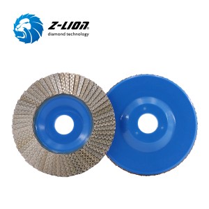 Z-LION Semirigid Electroplated Diamond Flap Discs for Stone & Construction