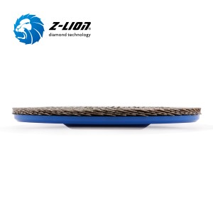 Z-LION Semirigid Electroplated Diamond Flap Discs para sa Bato at Konstruksyon