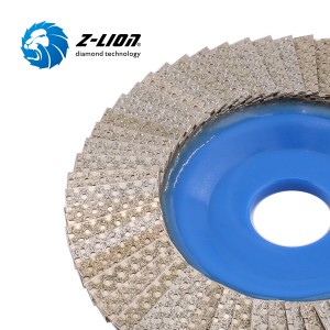 Z-LION Semirigid Electroplated Diamond Flap Discs for Stone & Construction