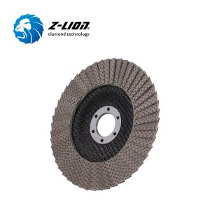 Z-LION Diamond Flap Discs para sa Tiling Lamellar Tile Finishing Tools