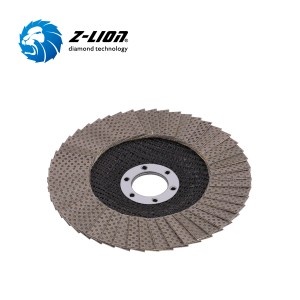 Z-LION Diamond Flap Disc untuk Alat Penyelesaian Ubin Lamellar