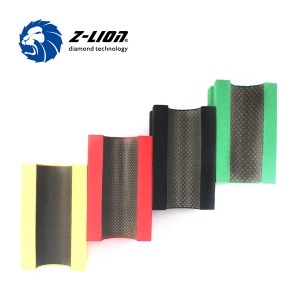 Z-LION V30 Full Bullnose Diamond Hand Polishing Pads for Stone & Construction