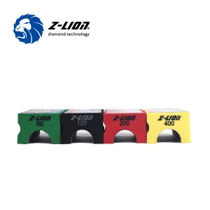 Almohadillas manuales de diamantes electroplacadas Z-Lion V30 para pulir los bordes perfilados de tullnos de toro de 30 mm