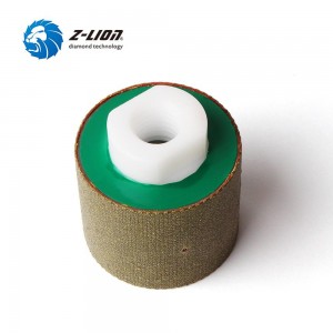 Z-LION Electroplated diamond drum grinding at polishing wheel para sa bato at construction