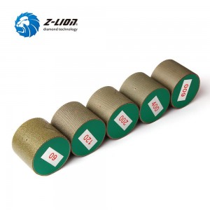 Z-LION Electroplated diamond drum grinding and polishing wheel for stone & construction