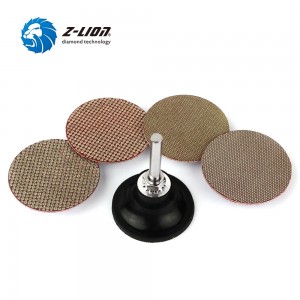 Z-LION R-Type Diamond Roll Lock Quick Change Discs Die Grinder Accessories