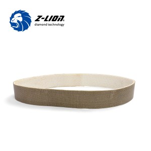 Z-LION Diamond flexible polishing belts for Rectifying Ceramicware Narrow electroplated grinding belts