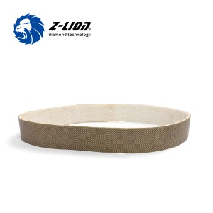 Cinturas de pulido flexibles de diamantes Z-Lion para cerámica rectificador de cerámica con cinturones de molienda electrochelados estrechos