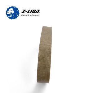 Cinturas de pulido flexibles de diamantes Z-Lion para cerámica rectificador de cerámica con cinturones de molienda electrochelados estrechos